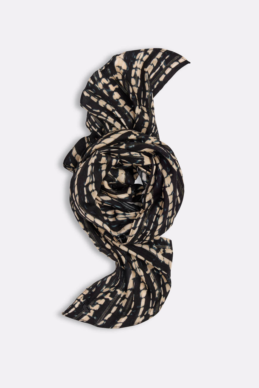 FOULARD CORYSE NOIR MISTRAL