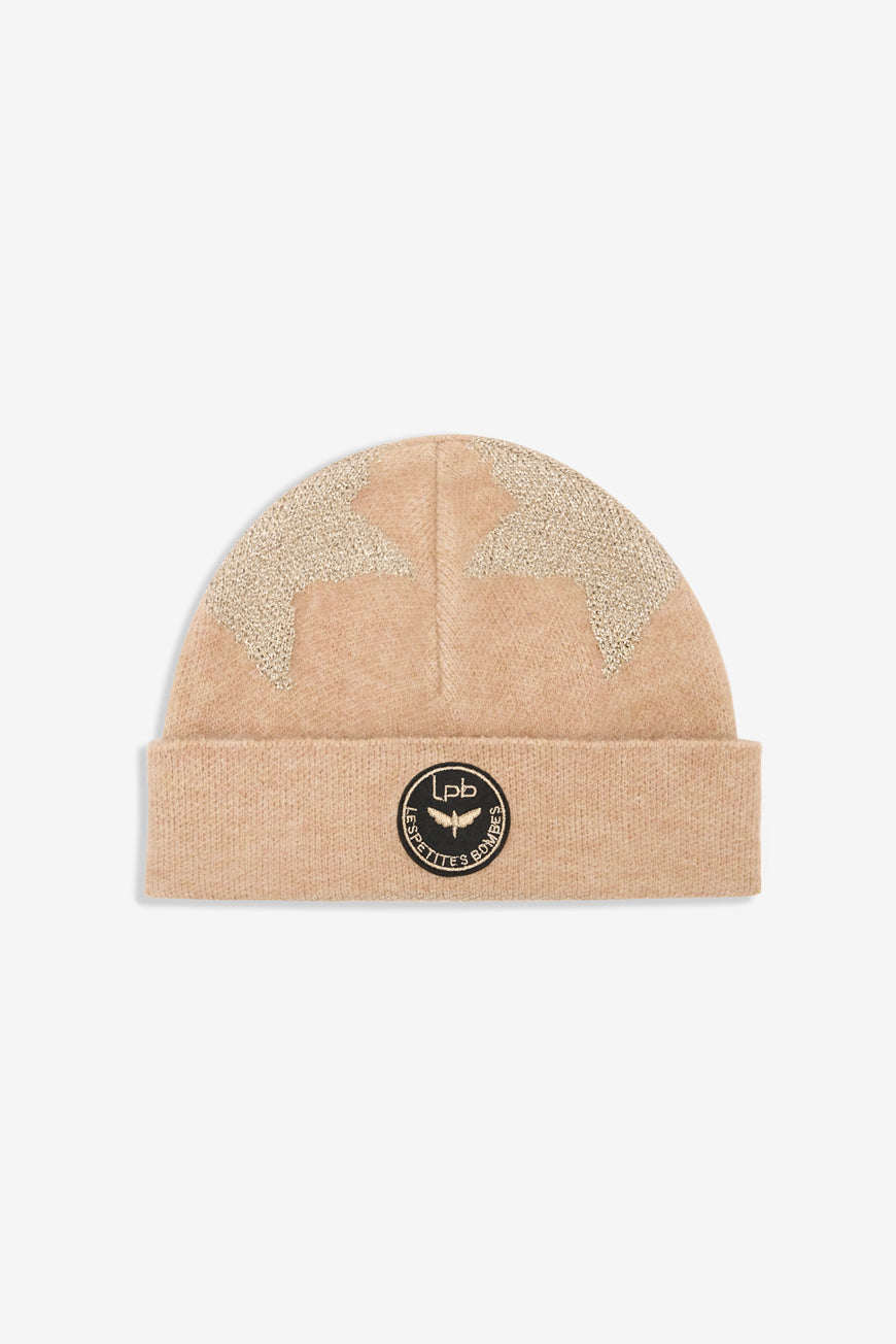 DonDon Bonnet Femme Hiver Slouch Beanie Doublé Étoiles – Chaud, Doux Et Tendance Pour L'Hiver !