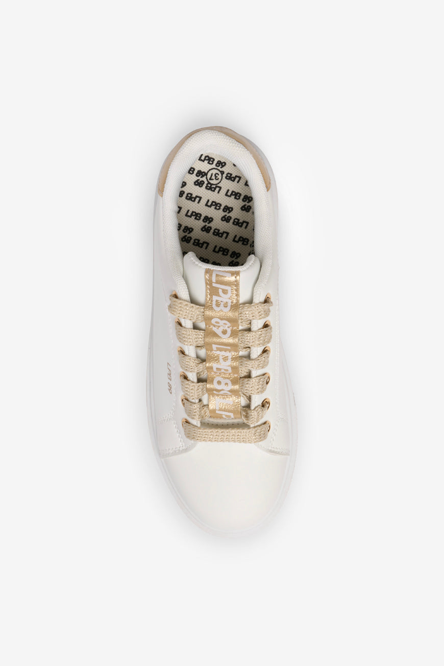 BASKETS MANON BLANC PU