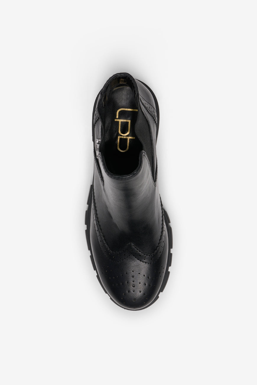 BOTTINES NOIRES CRANTEES JADA