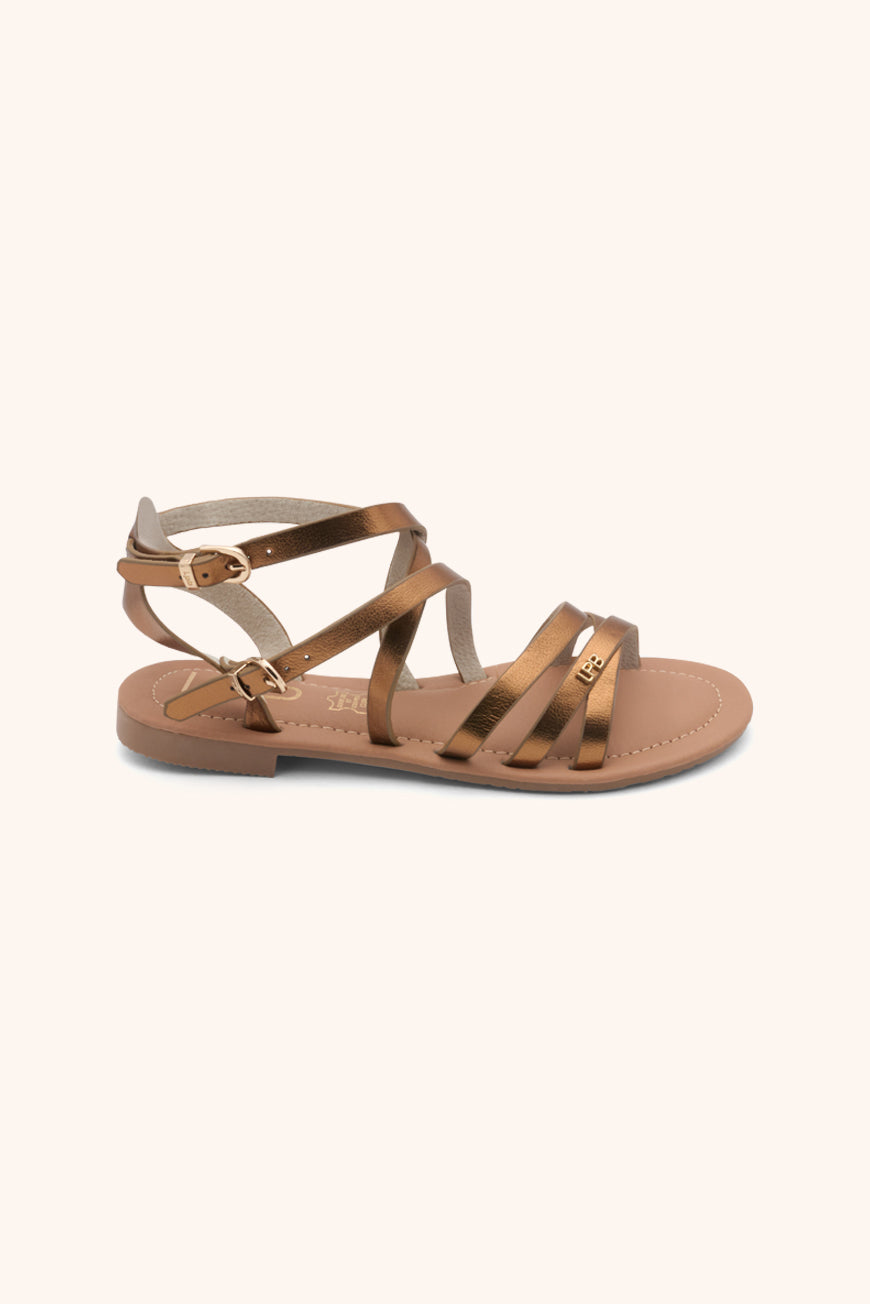 SANDALES FIKEN BRONZE METAL