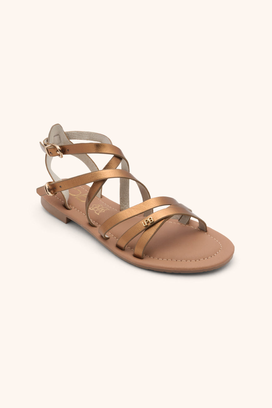 SANDALES FIKEN BRONZE METAL