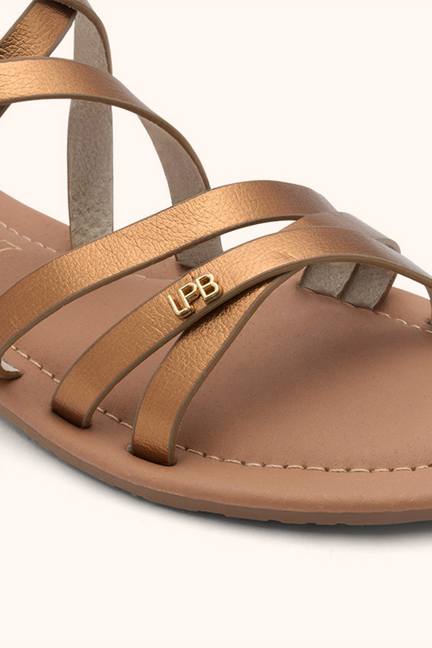 SANDALES FIKEN BRONZE METAL