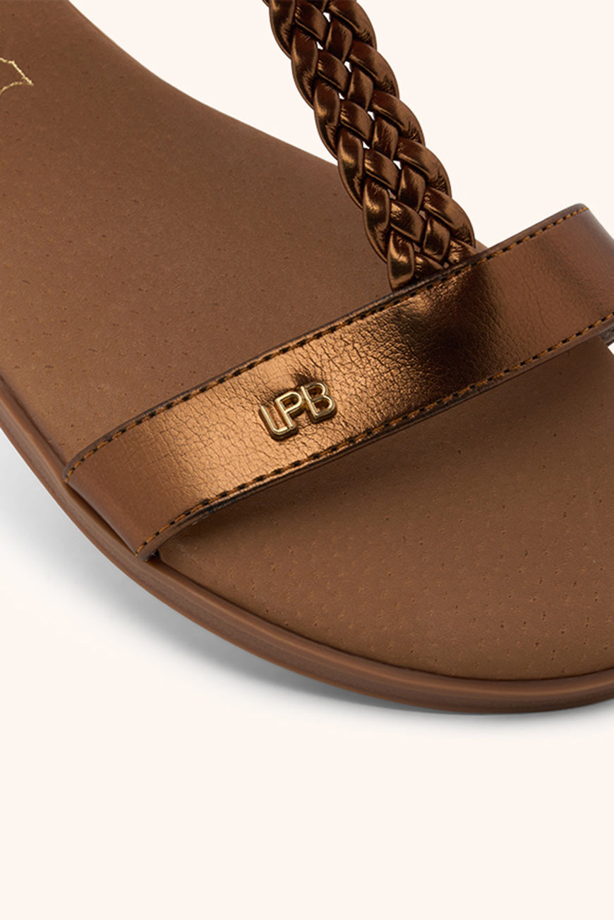 SANDALES LIE BRONZE METAL