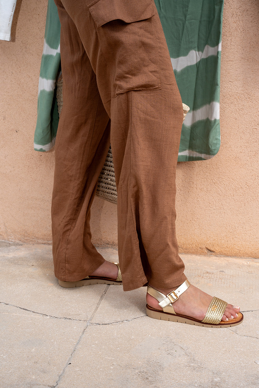 SANDALES LEONIE OR