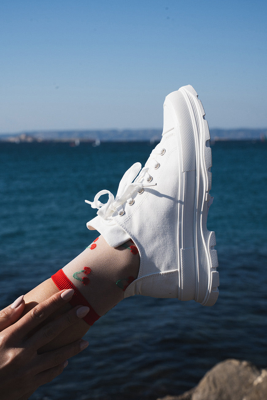 BASKETS DENISSA BLANC