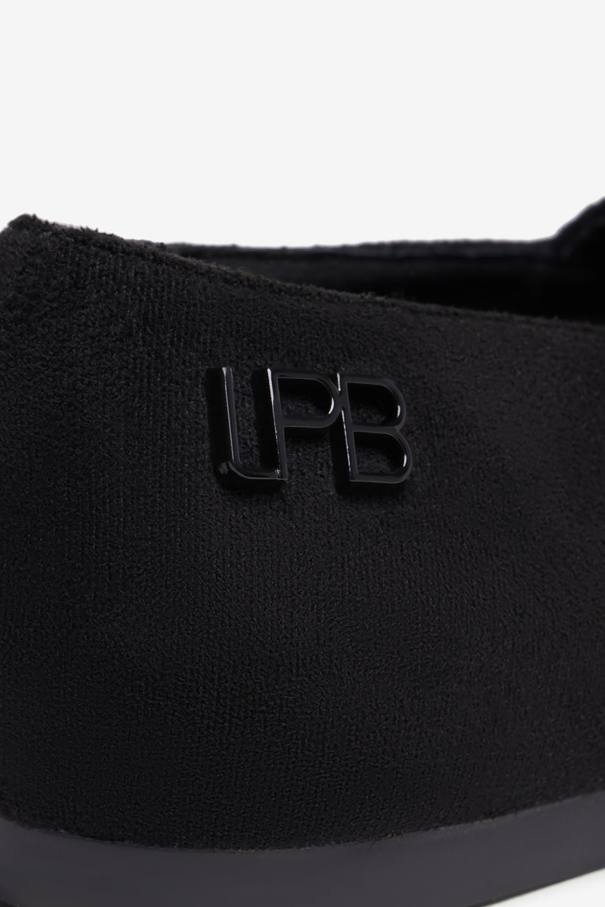 BALLERINES NOIR SUEDINE MILLY