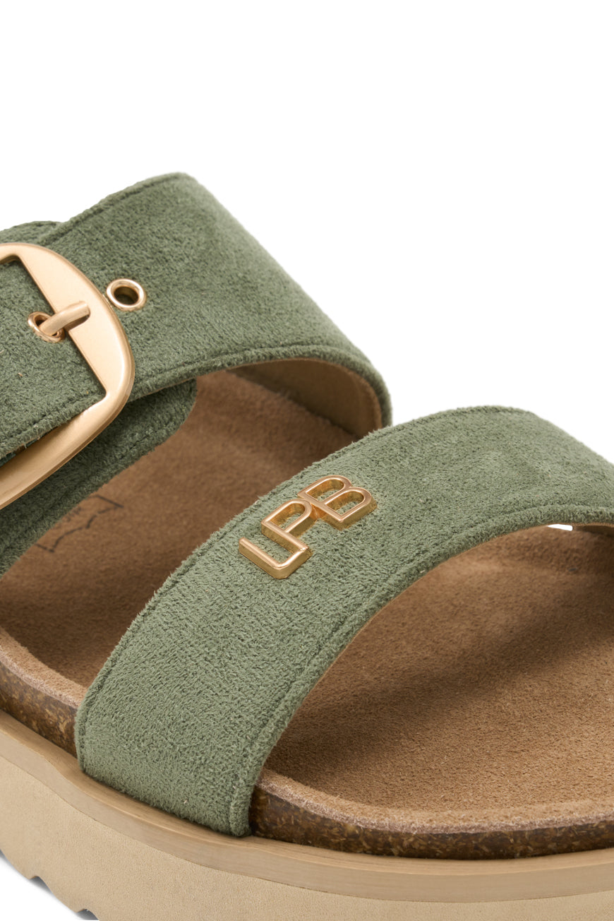 COMPENSEES NOELLANIE KAKI SUEDINE