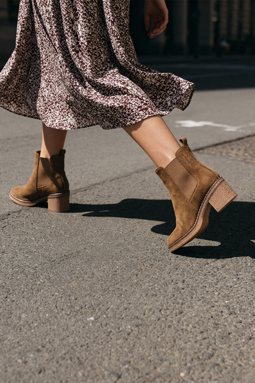 BOTTINES EN SUEDINE MAENA