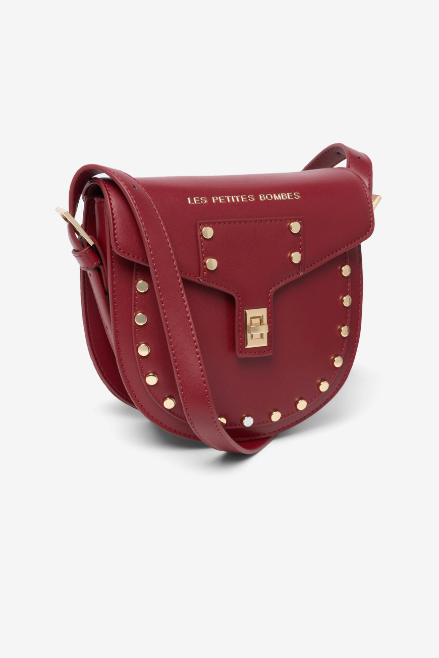 SAC BANDOULIERE CLOUTE MURIEL LES PETITES BOMBES