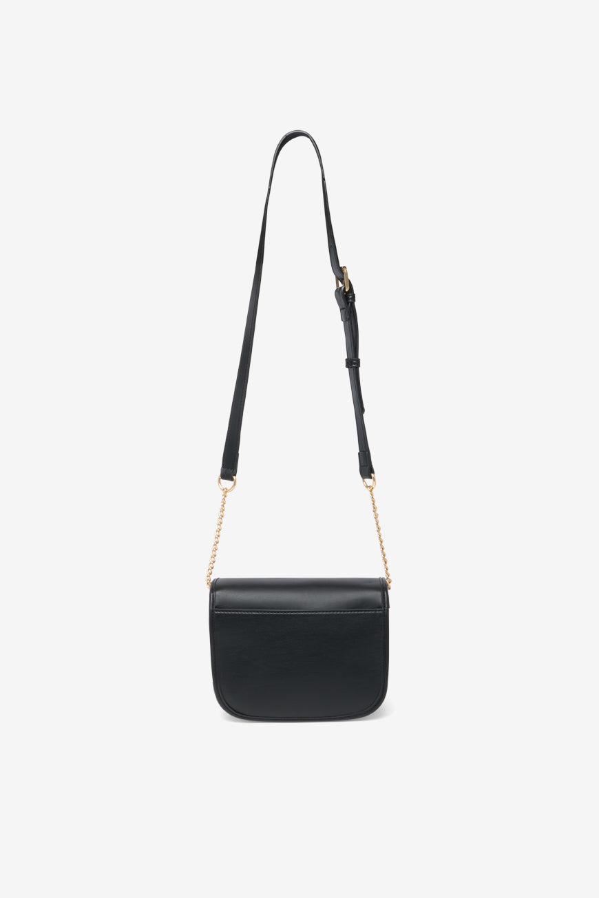 SAC BANDOULIERE NOIR DORE MARGERY