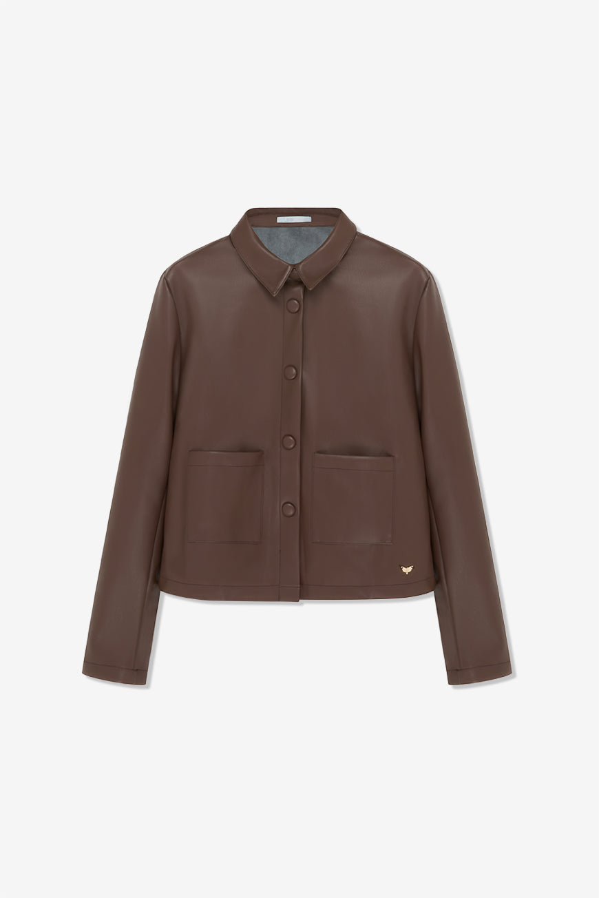 VESTE SIMILICUIR MARILYN