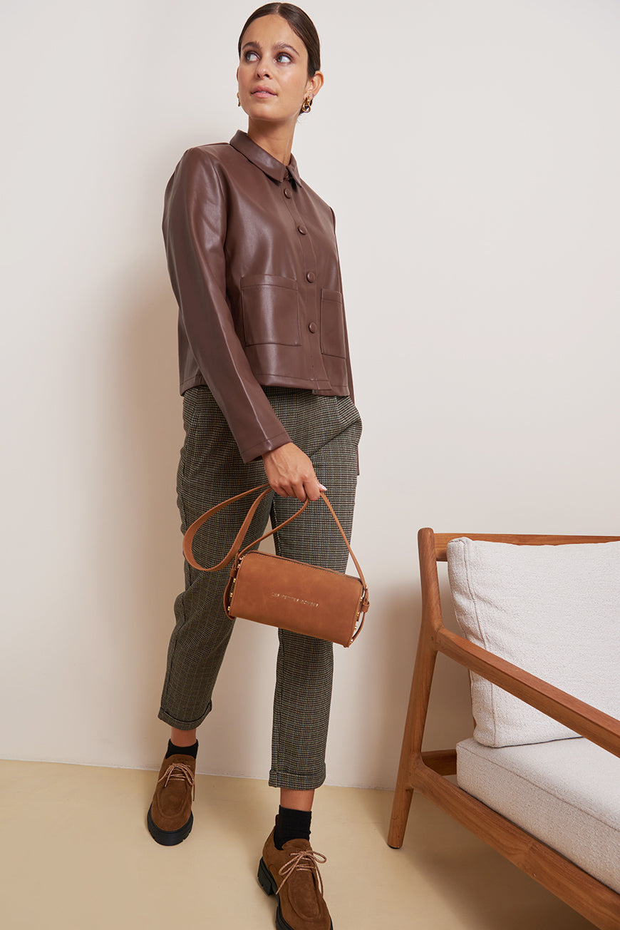 VESTE SIMILICUIR MARILYN