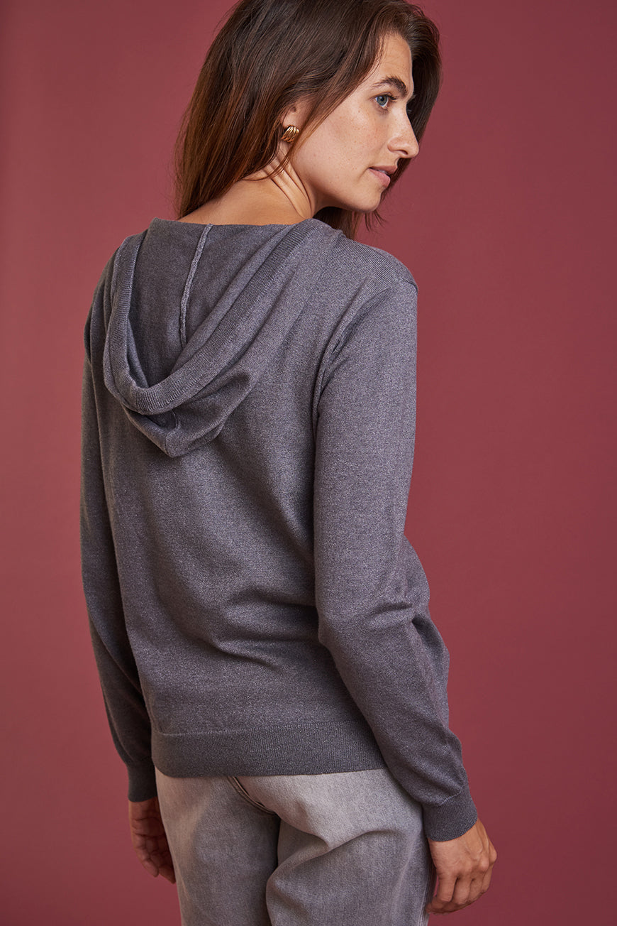 GILET ZIP ET CAPUCHE DOHA
