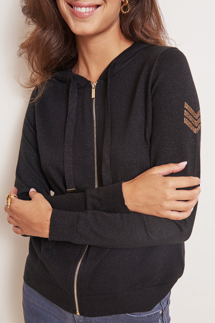 GILET ZIP ET CAPUCHE DOHA