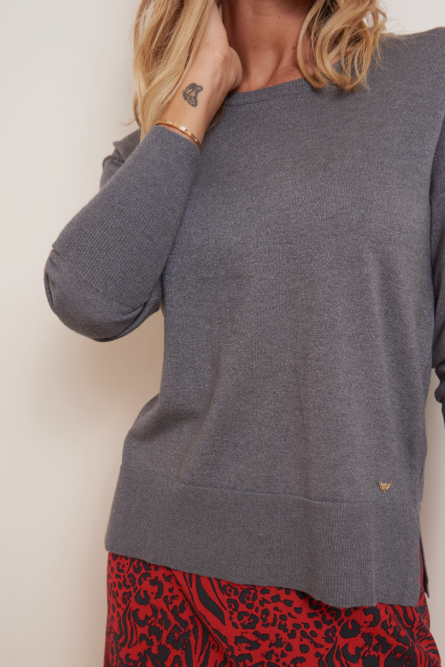 PULL COL ROND GHALIA