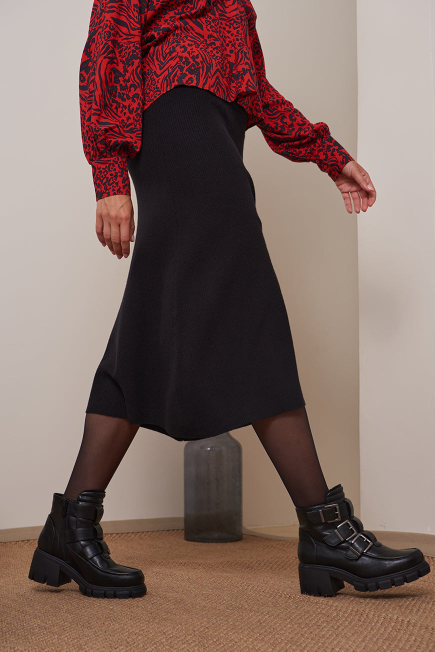 JUPE LONGUE MAILLE MARJELLE