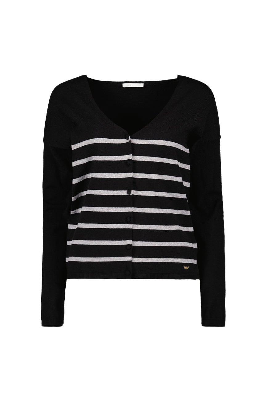 GILET JOLINE NOIR / GRIS