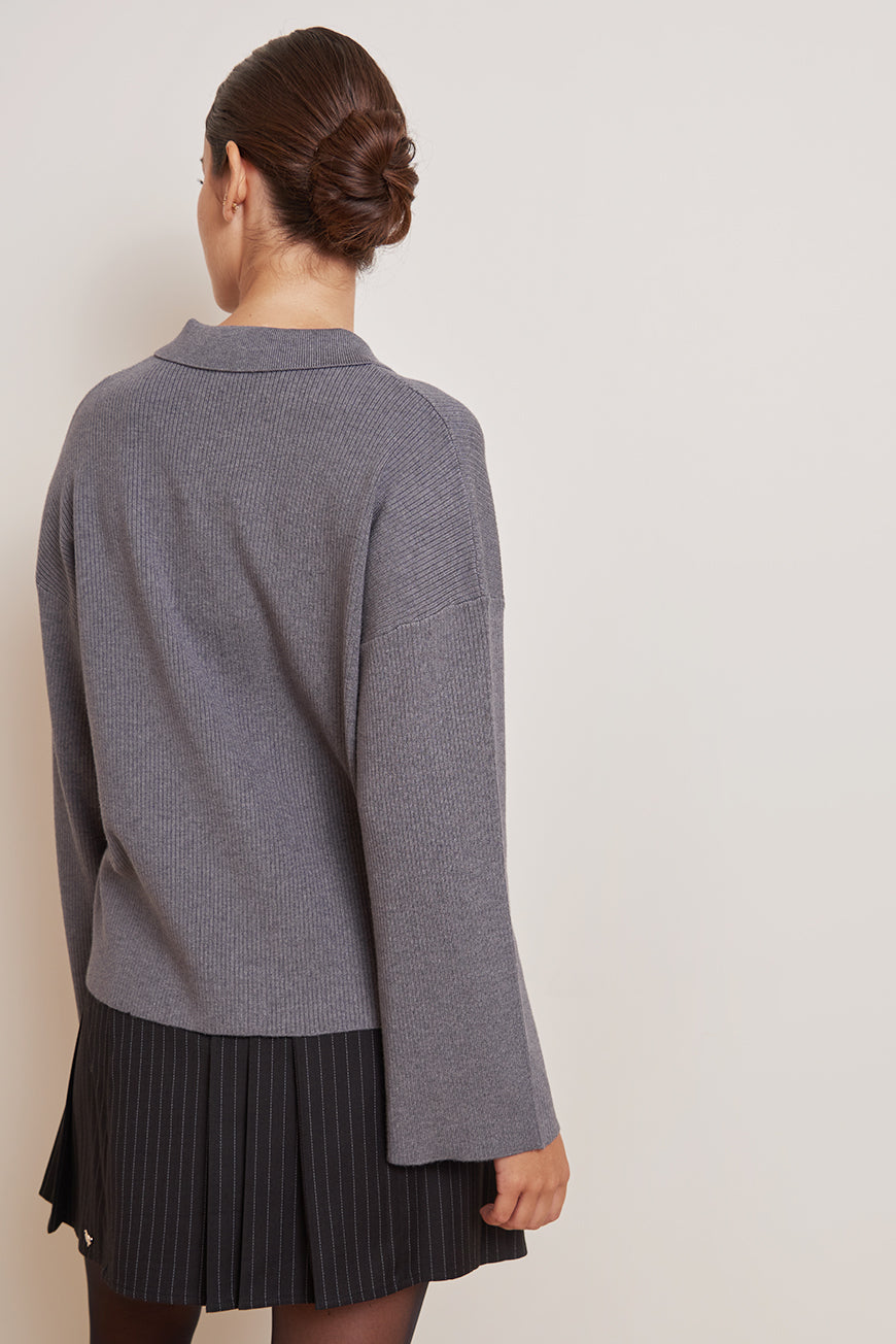 GILET COL CHEMISE MELIA