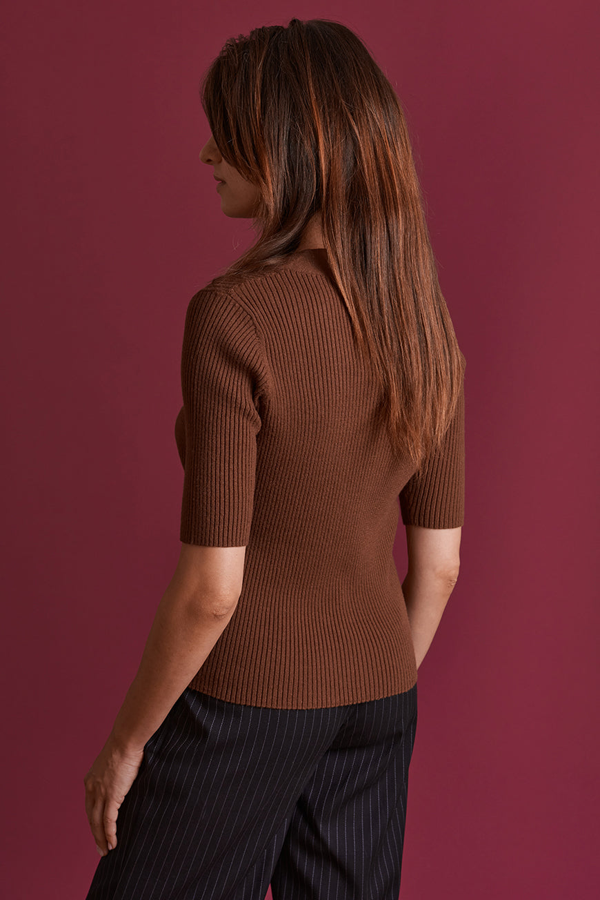 GILET DROIT COL V MELODY