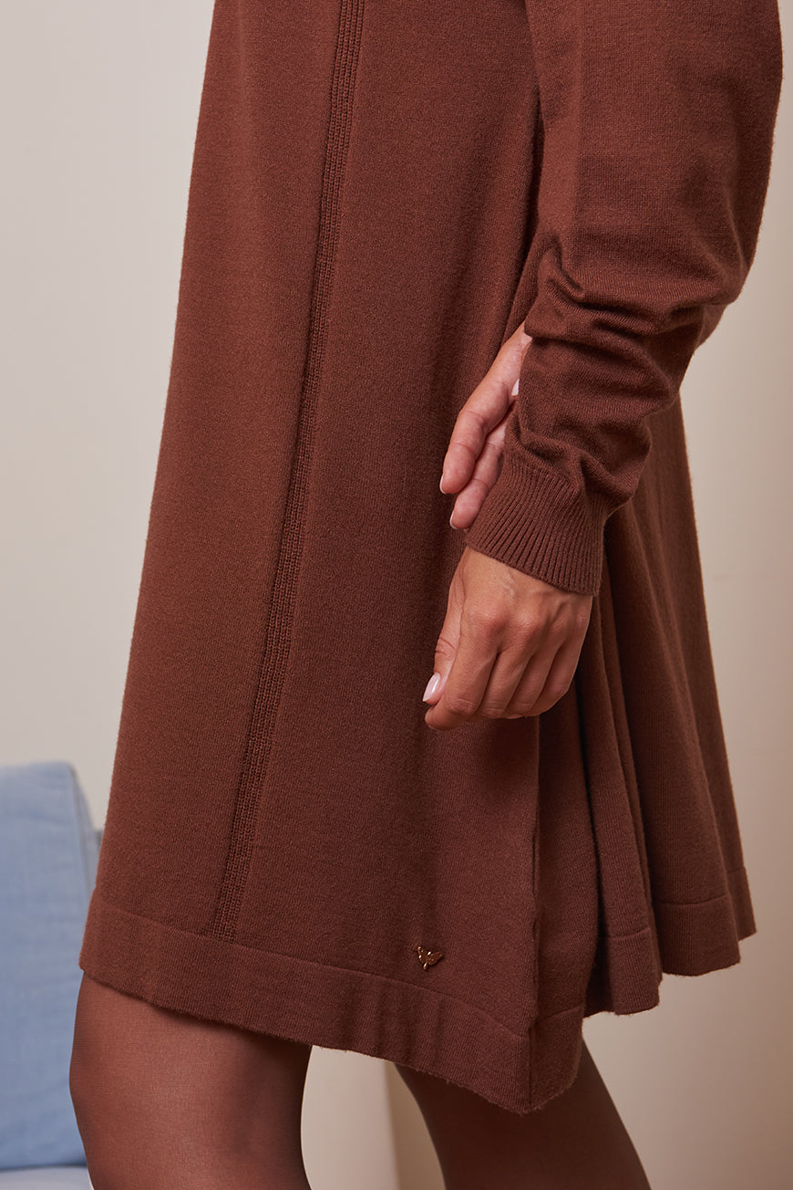 ROBE PULL COL ROULE MYRIAMA