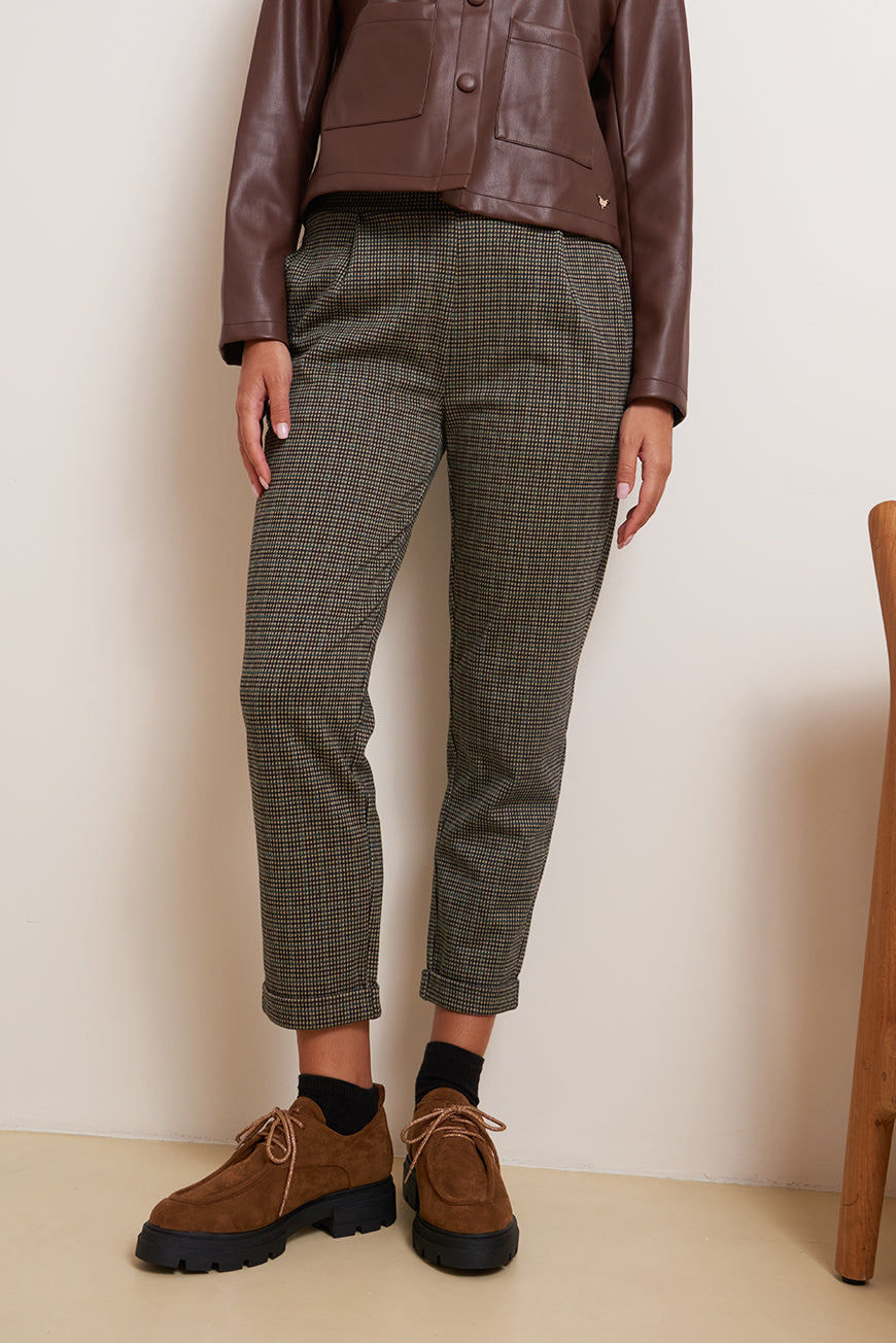 PANTALON A CARREAUX CASSENDRA