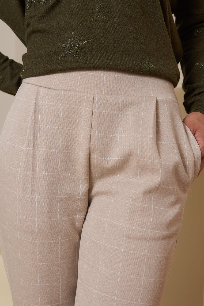 PANTALON A CARREAUX CASSENDRA
