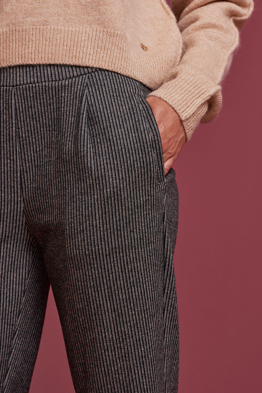 PANTALON A RAYURES CASSENDRA