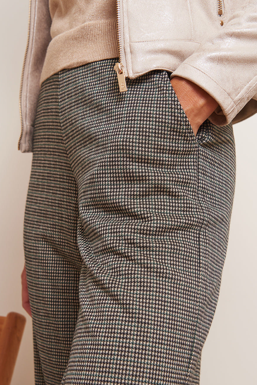 PANTALON A CARREAUX GINA