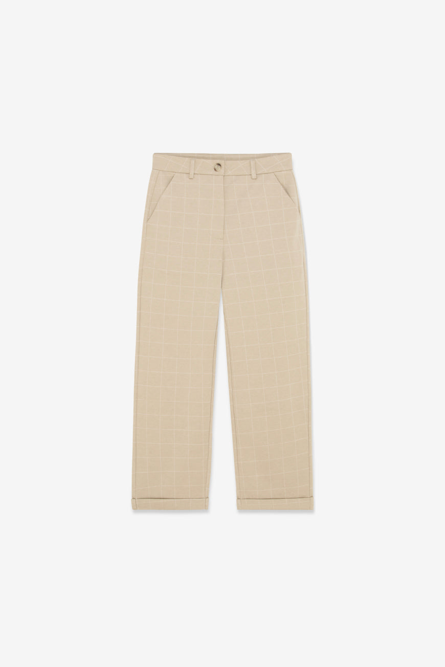 PANTALON A CARREAUX JOHANITA