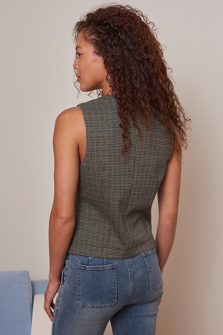 GILET DE COSTUME SANS MANCHE JESSIA