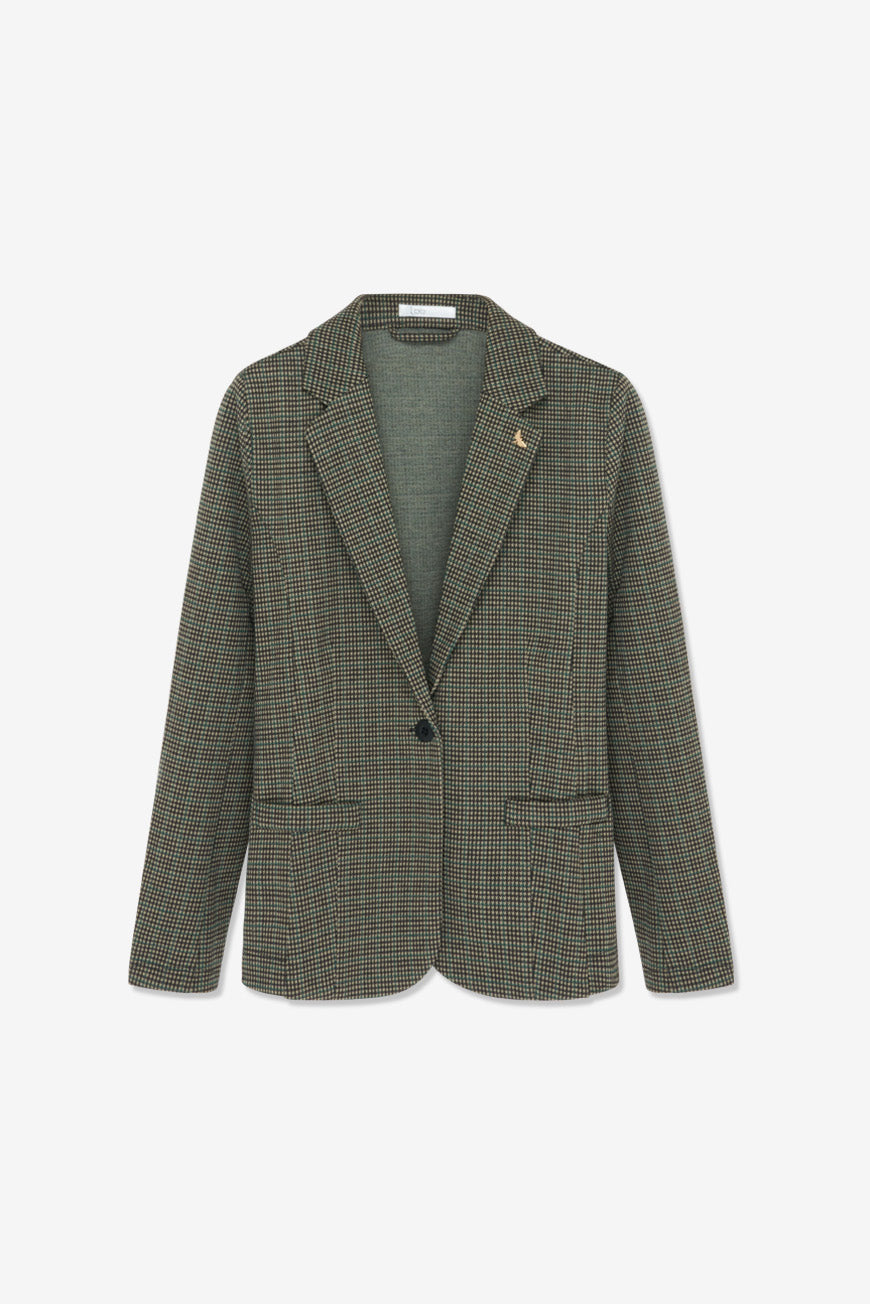 VESTE BLAZER A CARREAUX ANNE