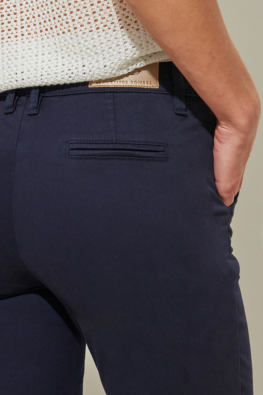 PANTALON CHINO NAOMIE MARINE
