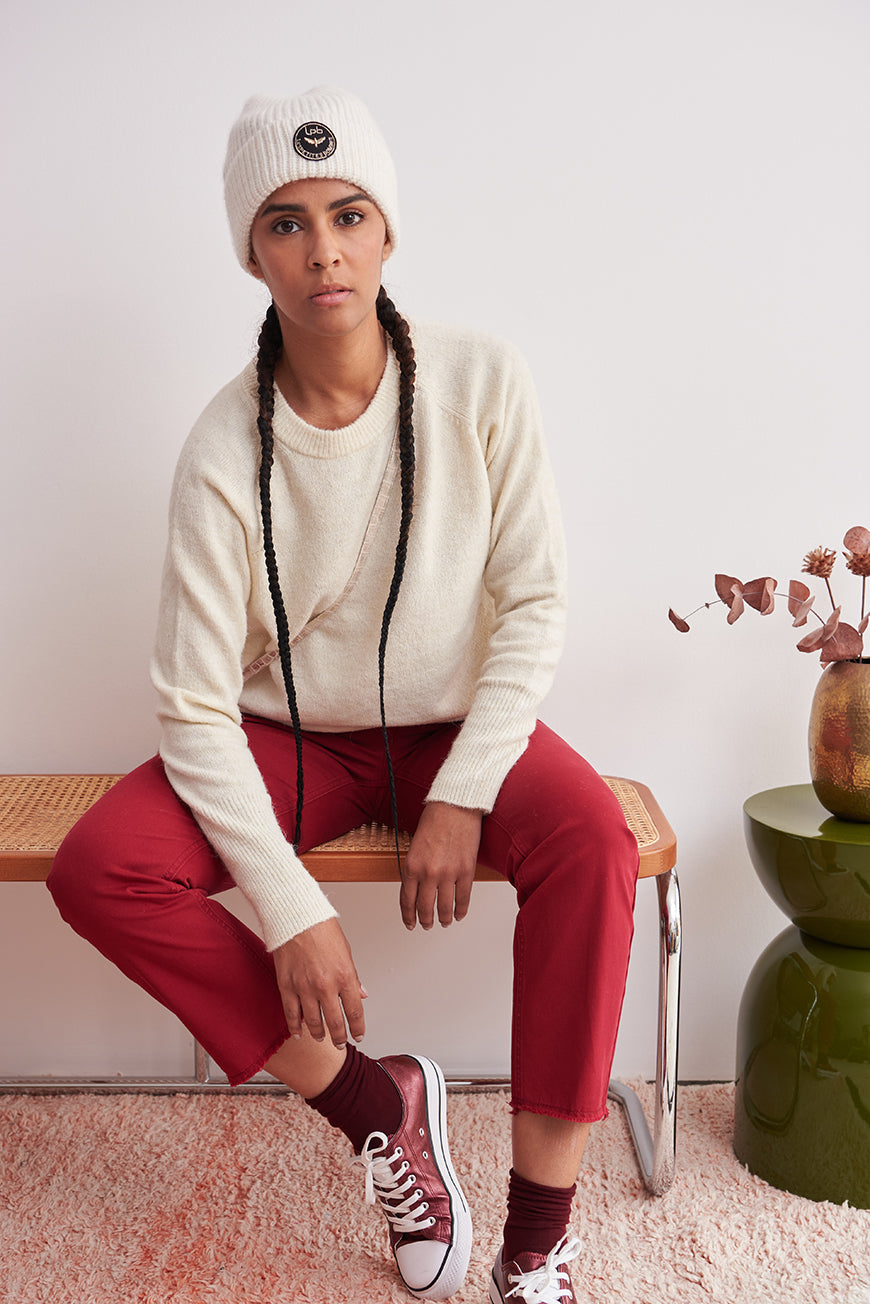 PANTALON FAHRA ROUGE