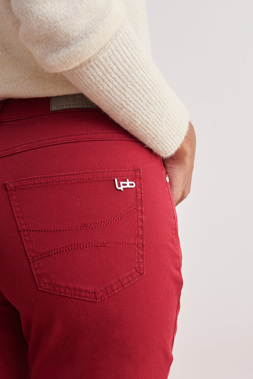 PANTALON FAHRA ROUGE