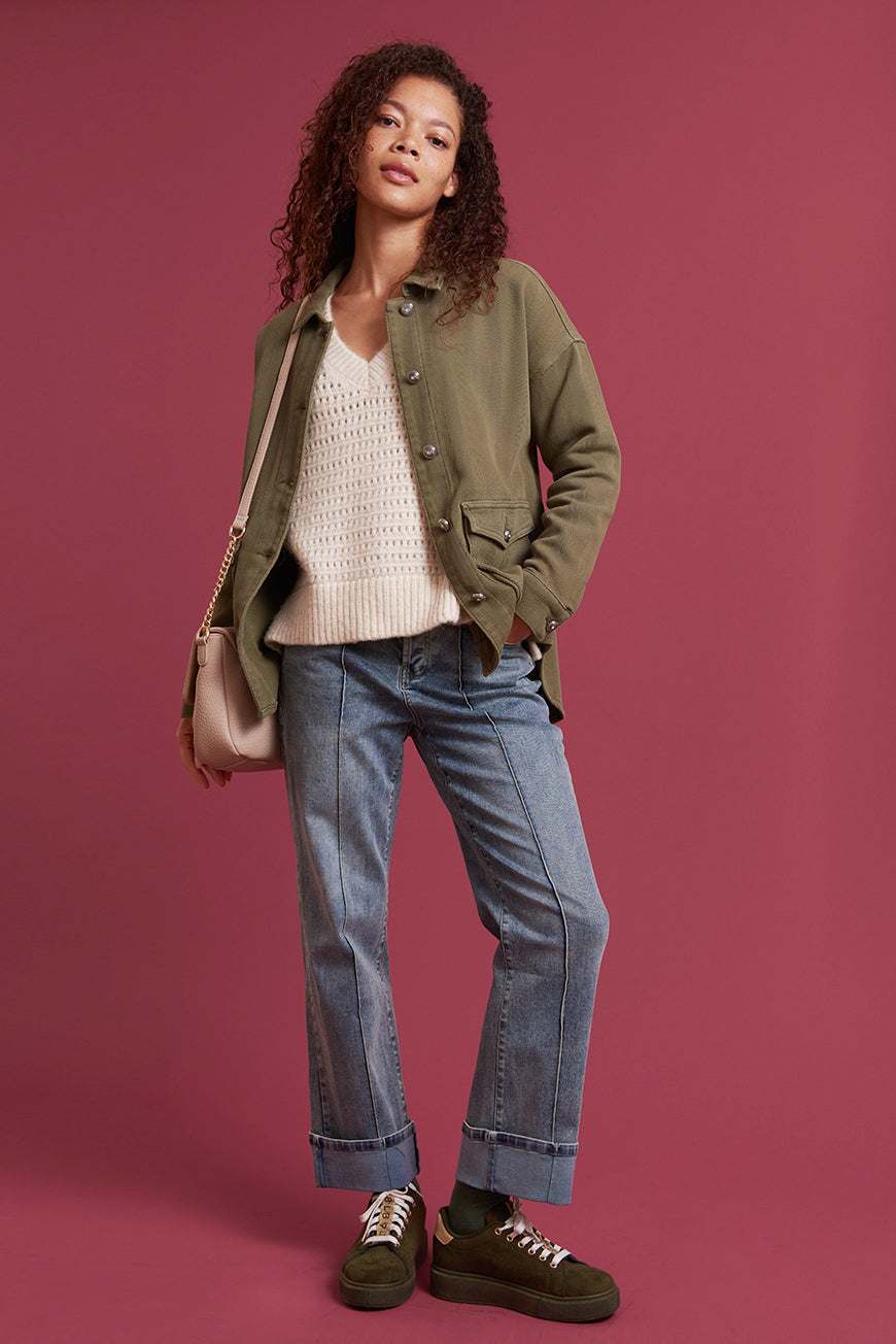 VESTE KAKI MADELINE