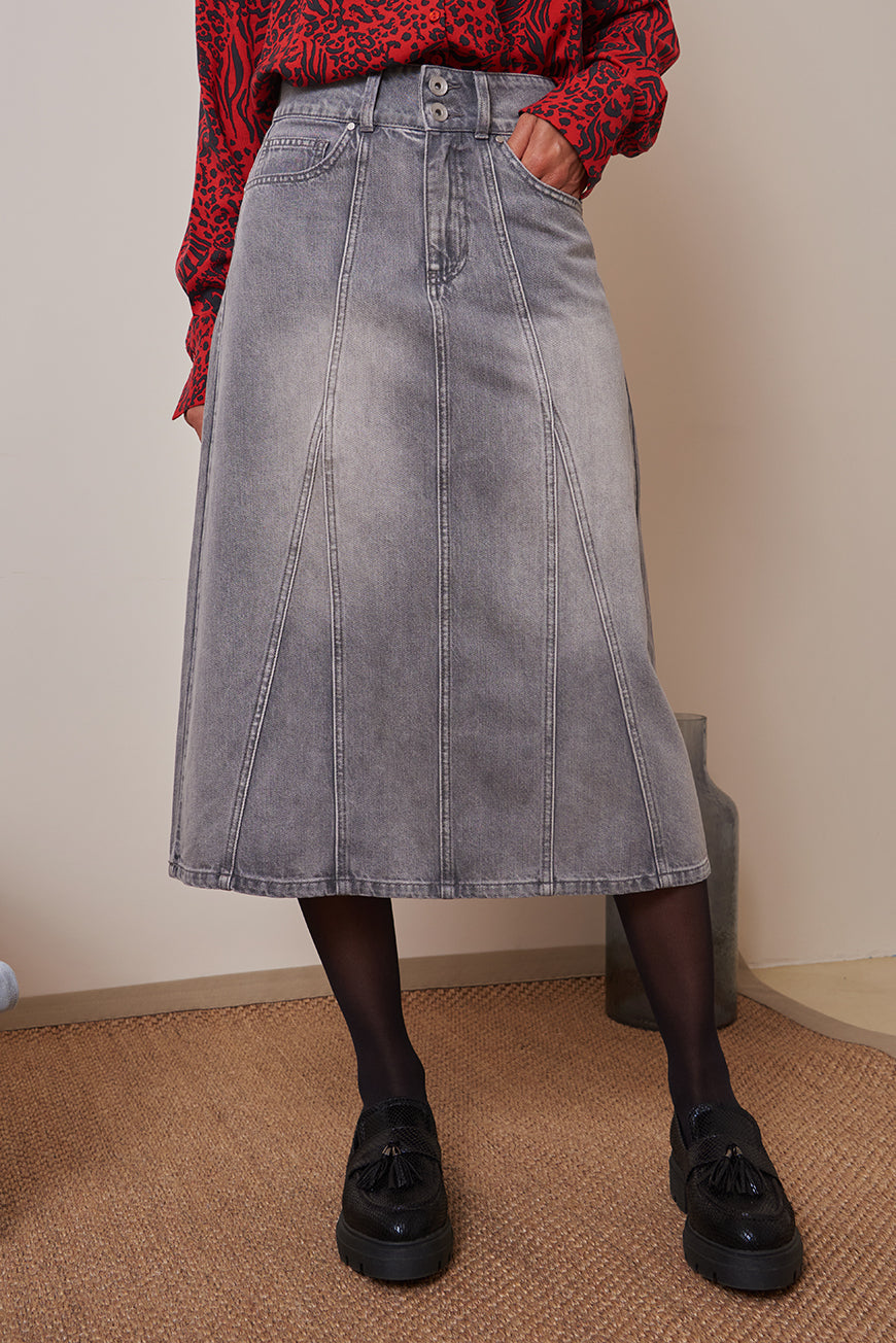 JUPE EN JEAN LINDSEY GREY