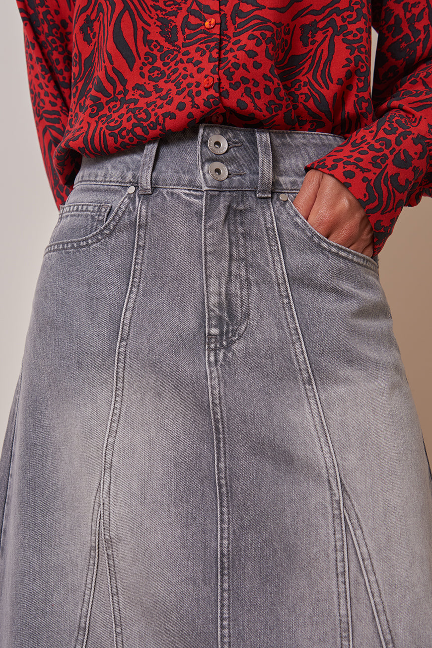 JUPE EN JEAN LINDSEY GREY