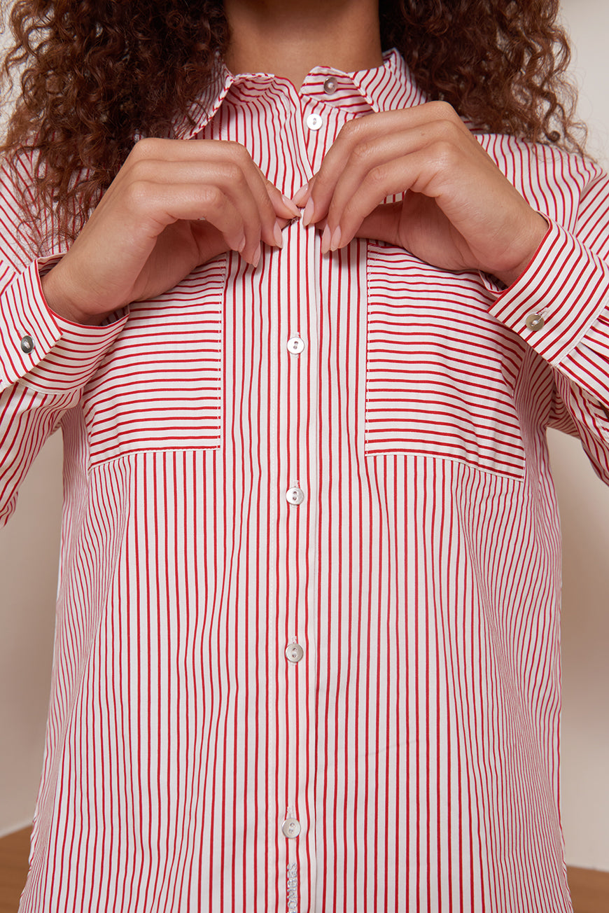 CHEMISE A RAYURES GAELIG