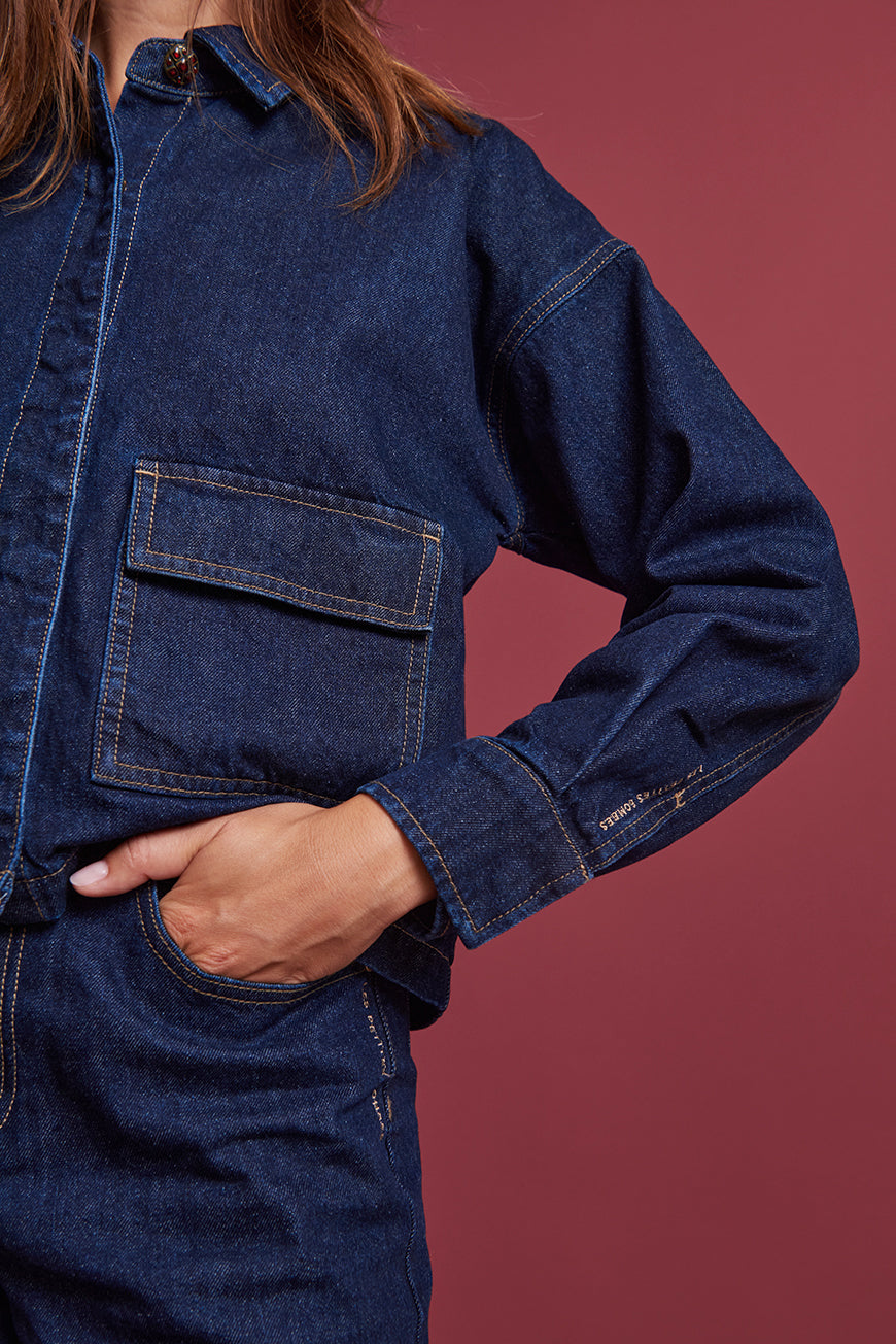 VESTE EN JEAN MINDY BRUT