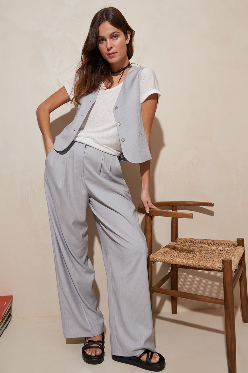 PANTALON JENNEFER PERLE RAYURES