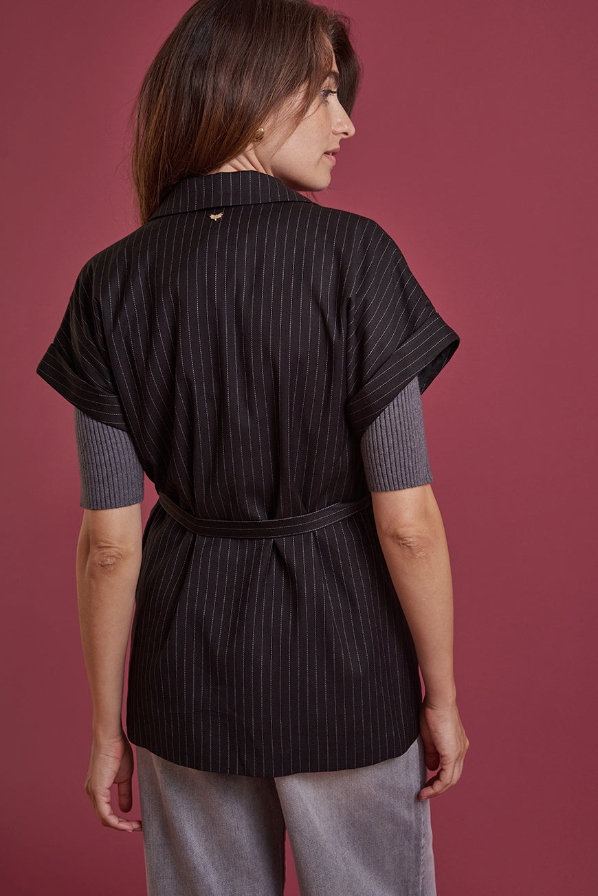 VESTE KIMONO SANS MANCHE MAIDY