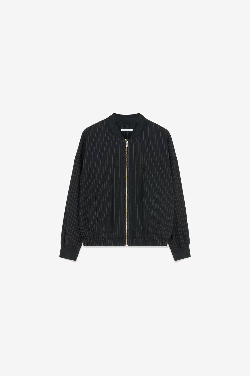 BOMBER A RAYURES MAILYNE