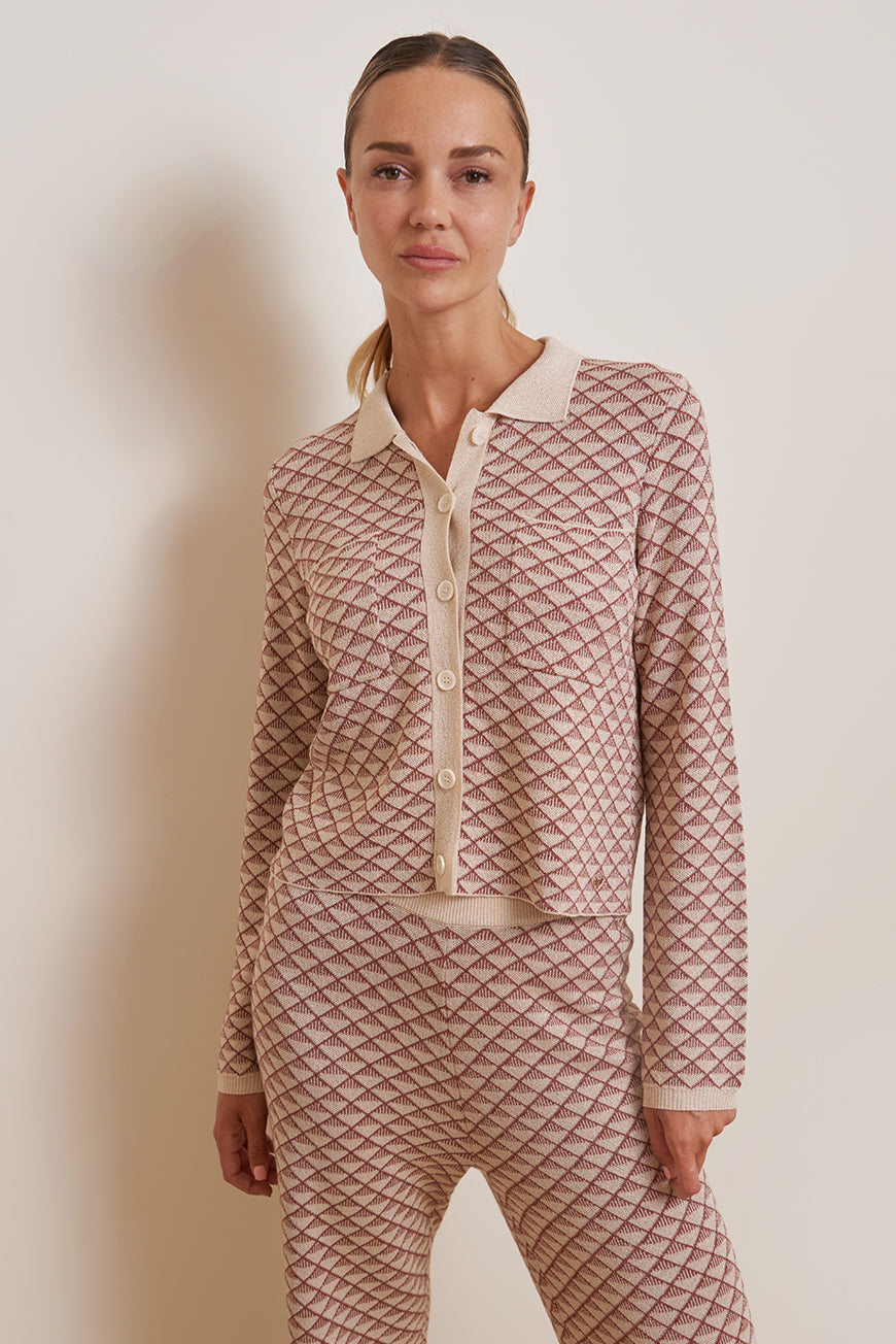 GILET COL CHEMISE JOLIANE