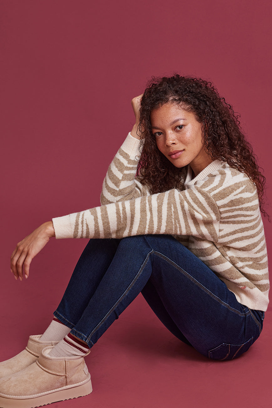 GILET ZEBRE MARIANNE