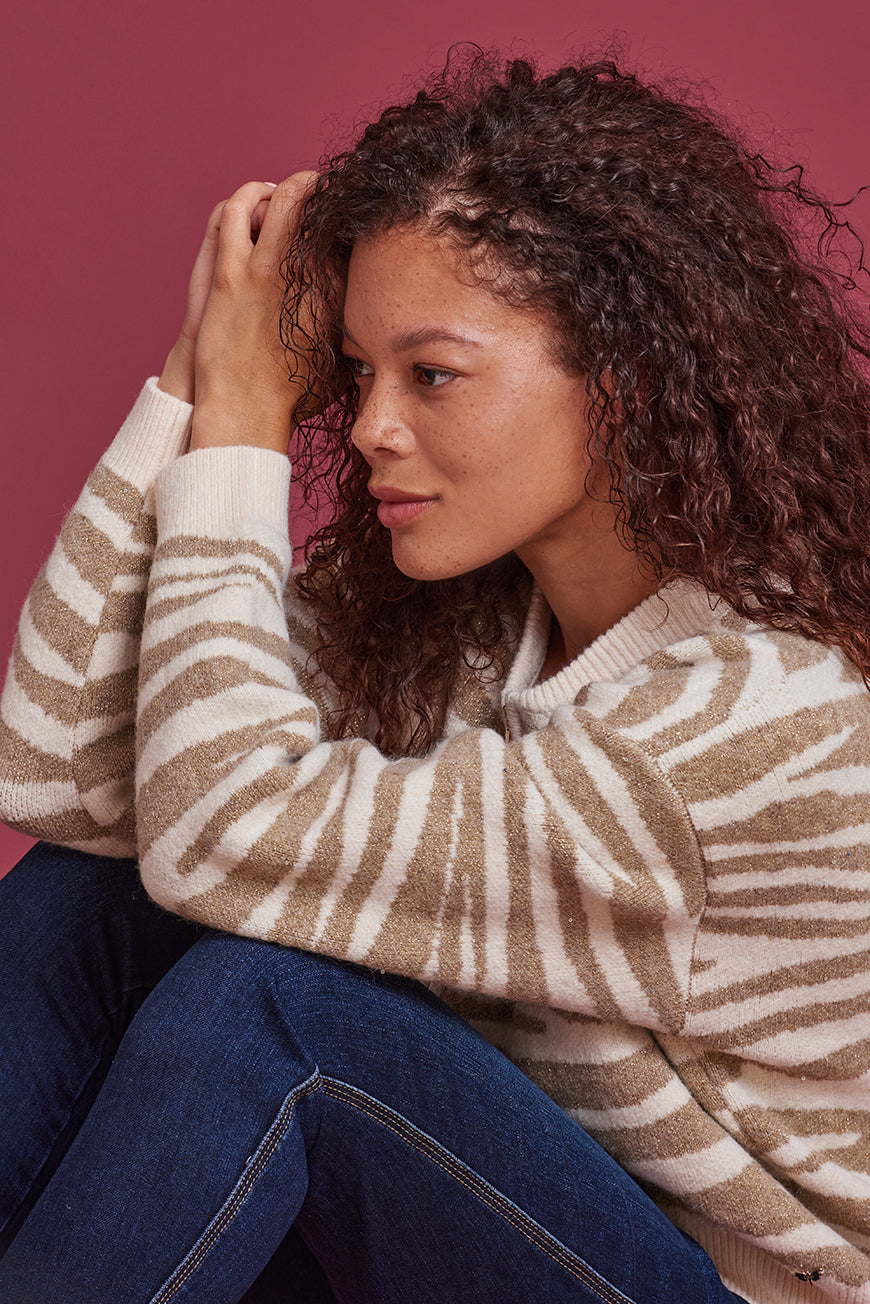 GILET ZEBRE MARIANNE