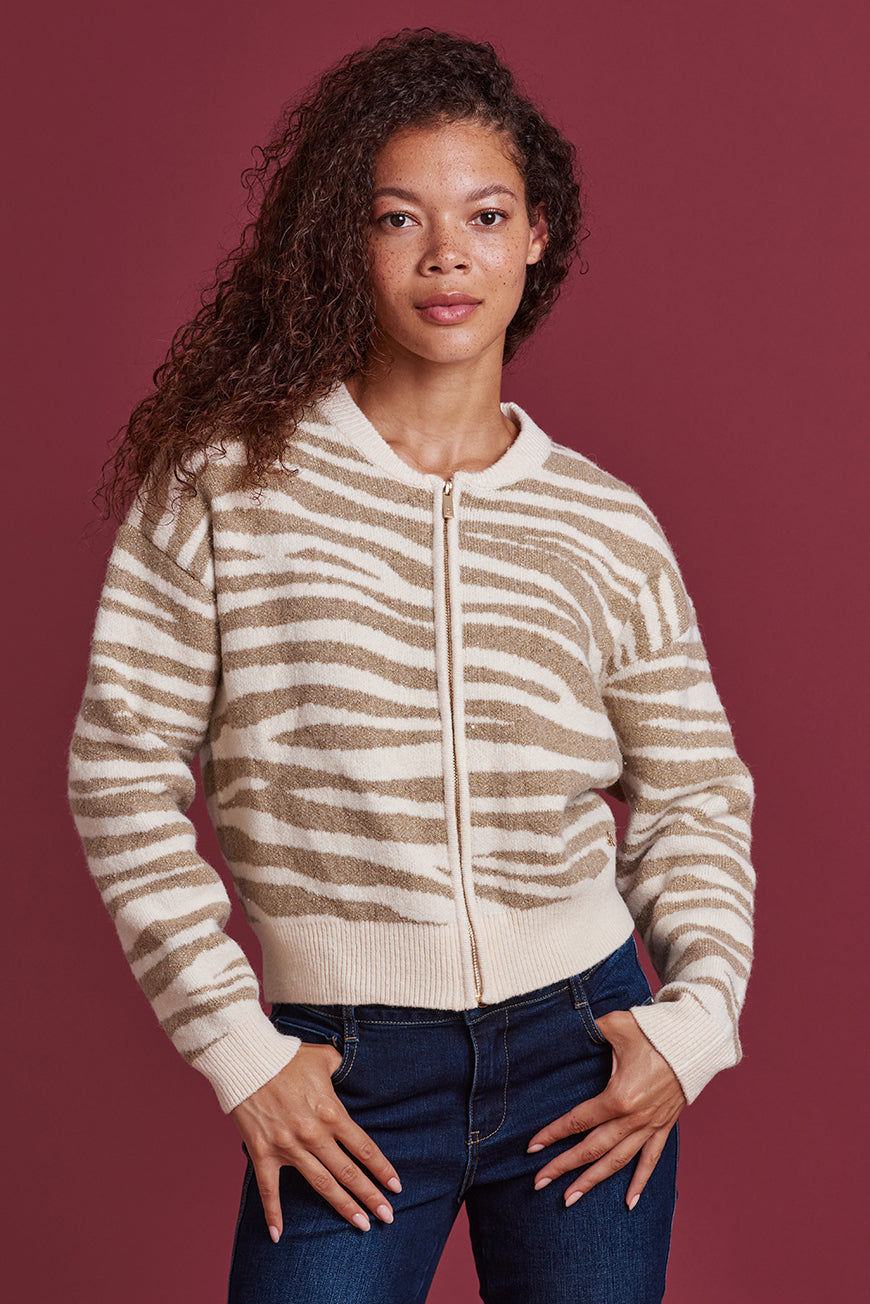 GILET ZEBRE MARIANNE