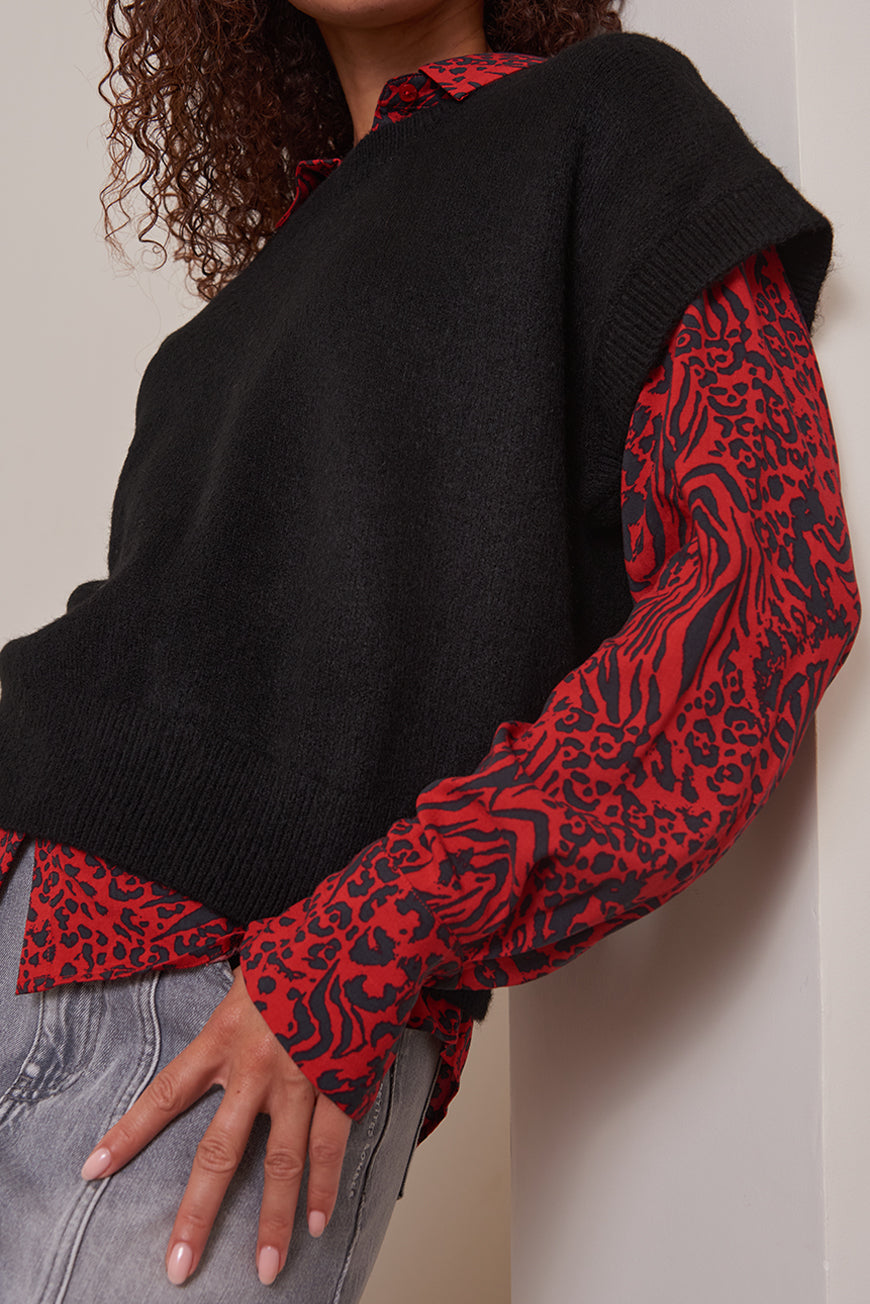 PULL SANS MANCHE JELILA