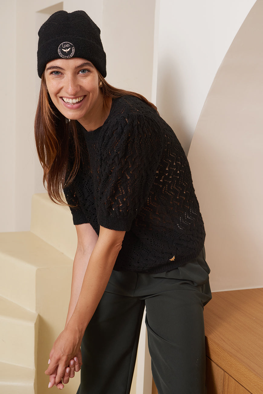 PULL MANCHE COURTE MAELISE