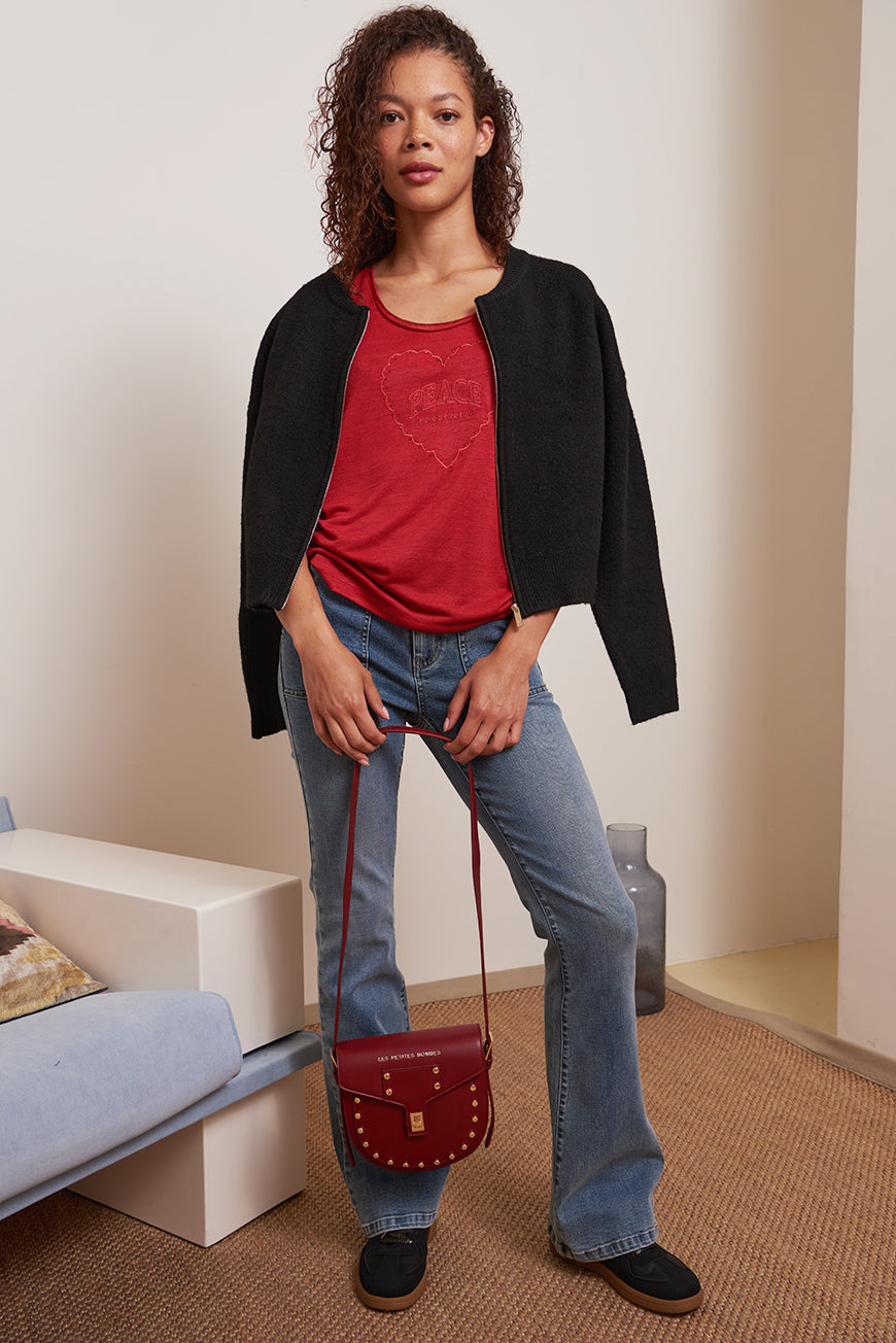 SAC BANDOULIERE CLOUTE MURIEL